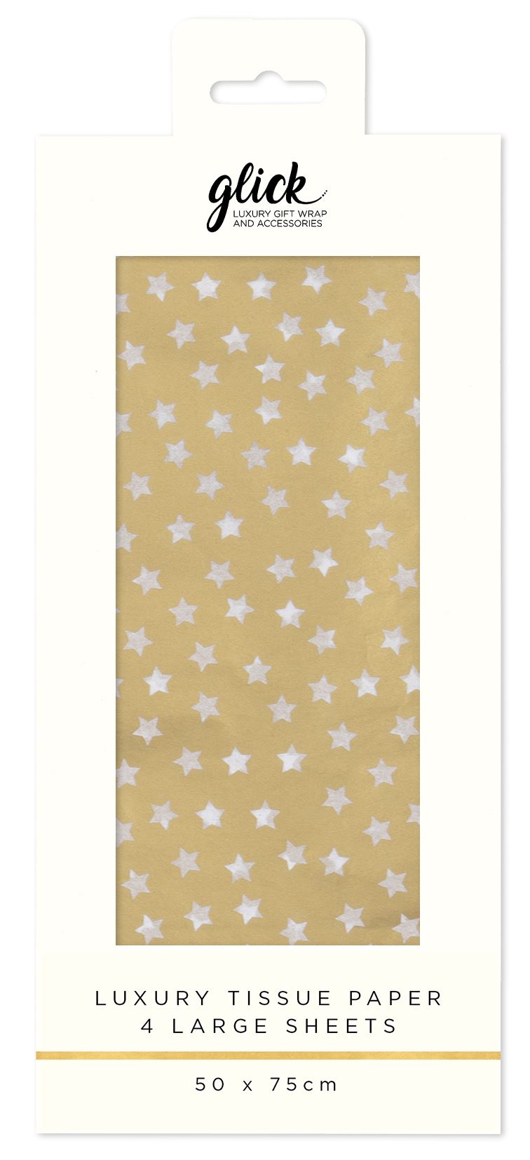 TISSUE STARS GOLD