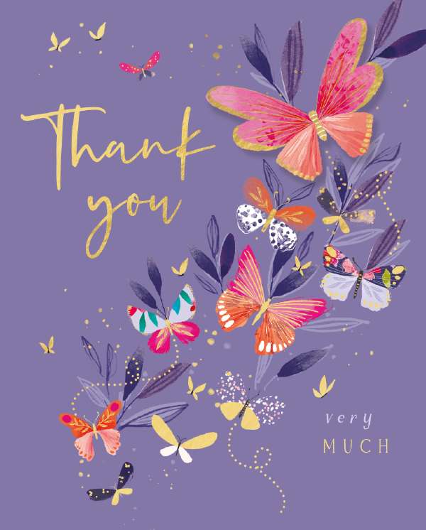 PKT 04 THANK YOU BUTTERFLIES
