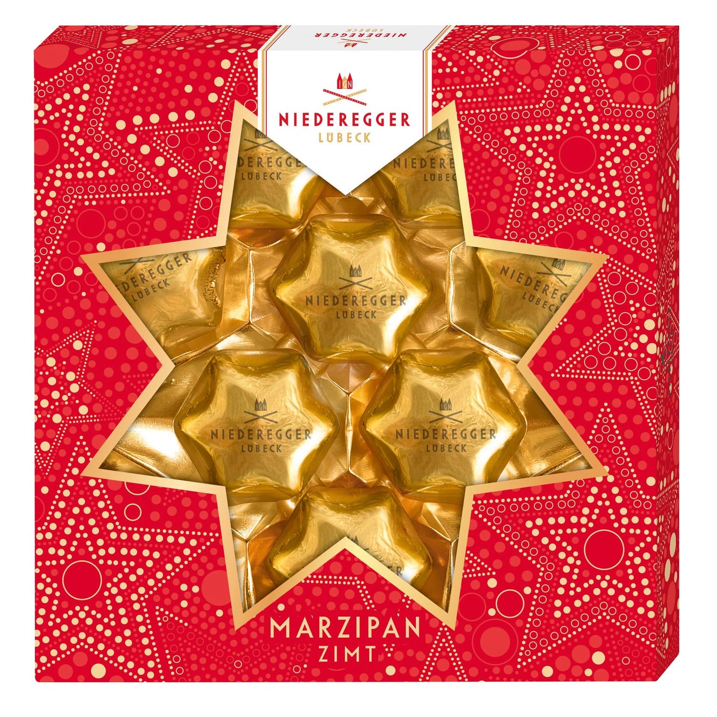 NIEDEREGGER CINNAMON STAR MARZIPAN