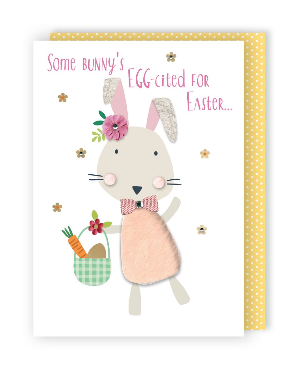 BUNNY HOLDING BASKET