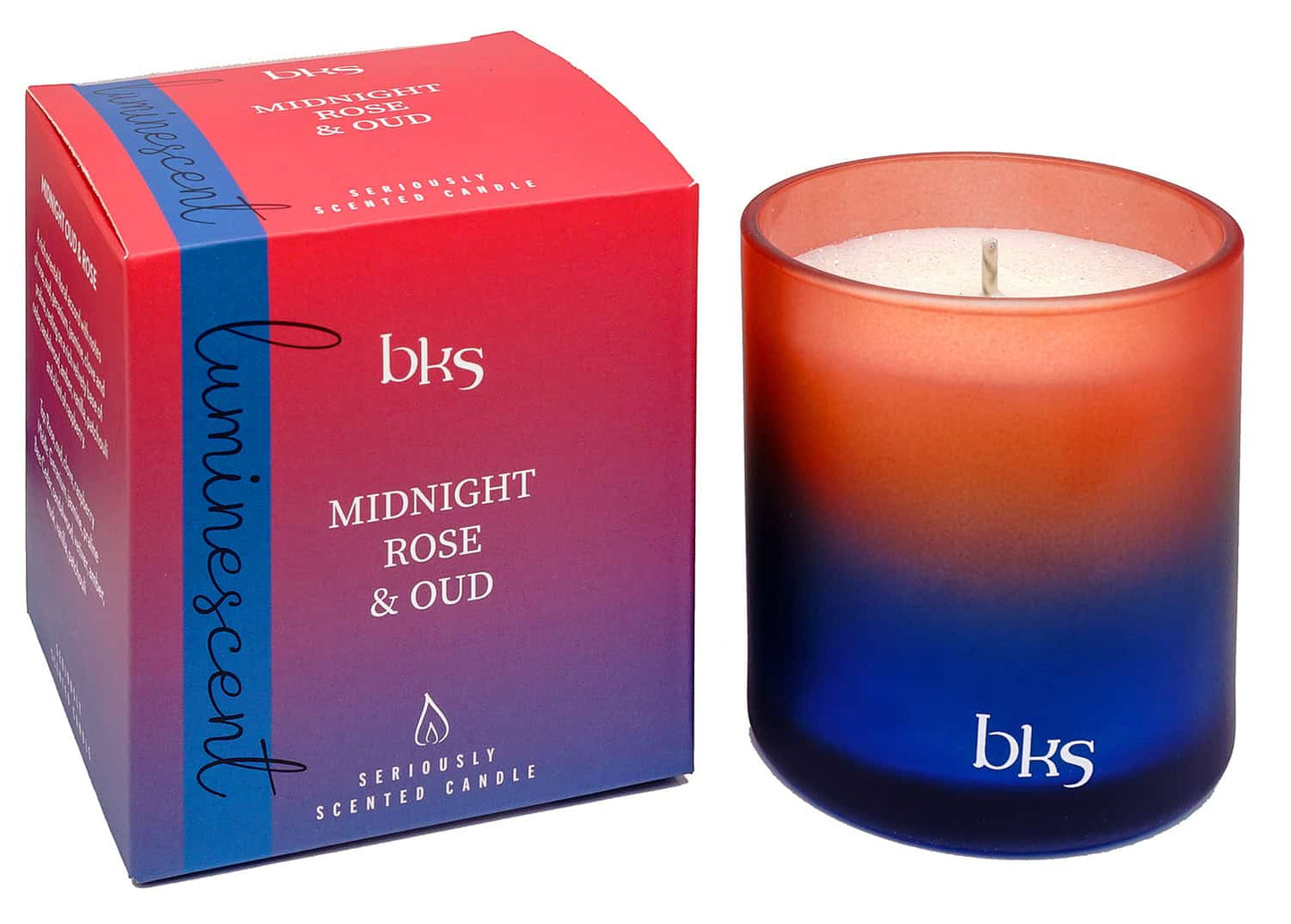 LUMINESCENT CANDLE MIDNIGHT ROSE & OUD