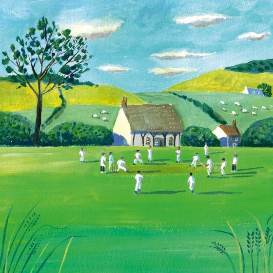 CRICKET ON THE GREEN