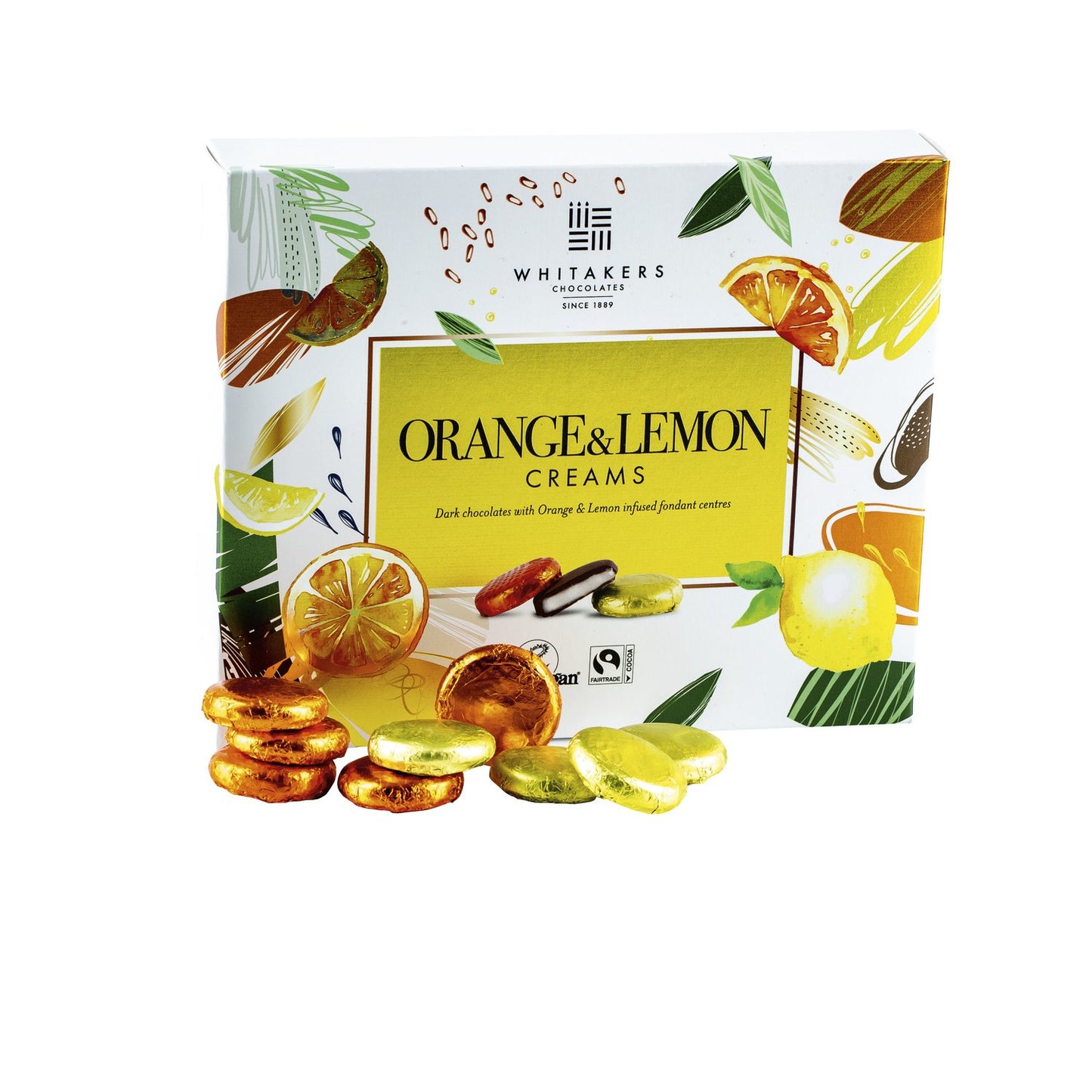 WHITAKERS ORANGE & LEMON CREAMS