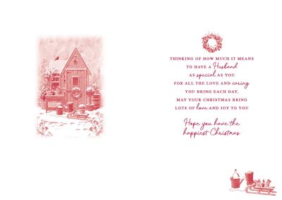 HUSBAND FESTIVE SHED