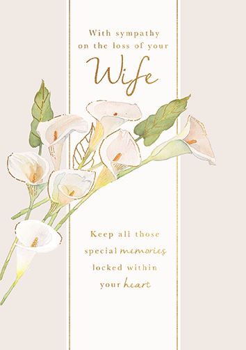 ON THE LOSS OF YOUR WIFE