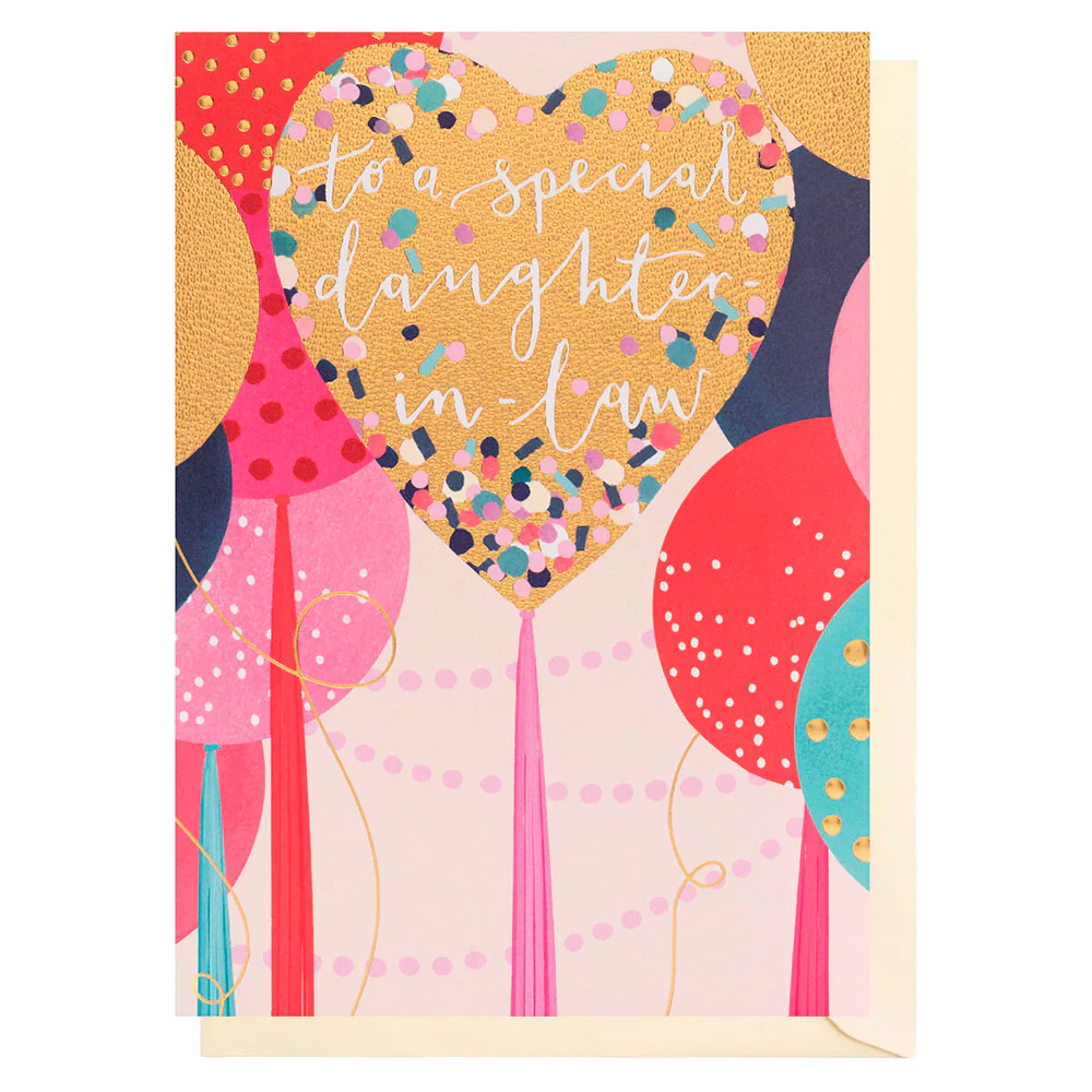 DAUGHTER IN LAW HEART BALLOON