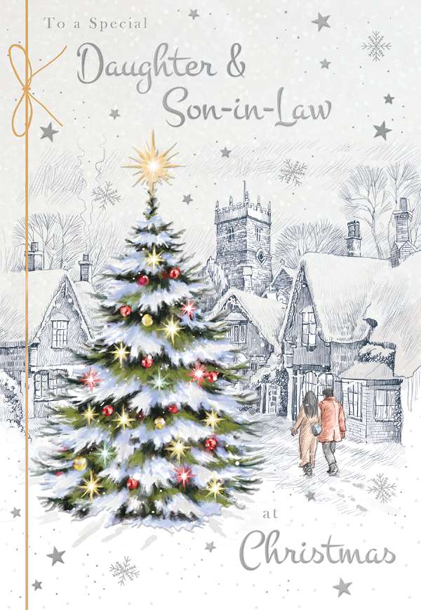 DAUGHTER & SON-IN-LAW SNOWY TREE