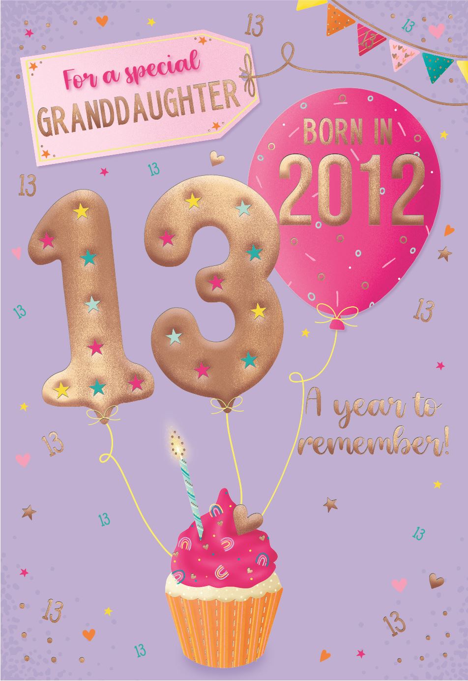 Bday 13th Granddaughter YYWB 2025