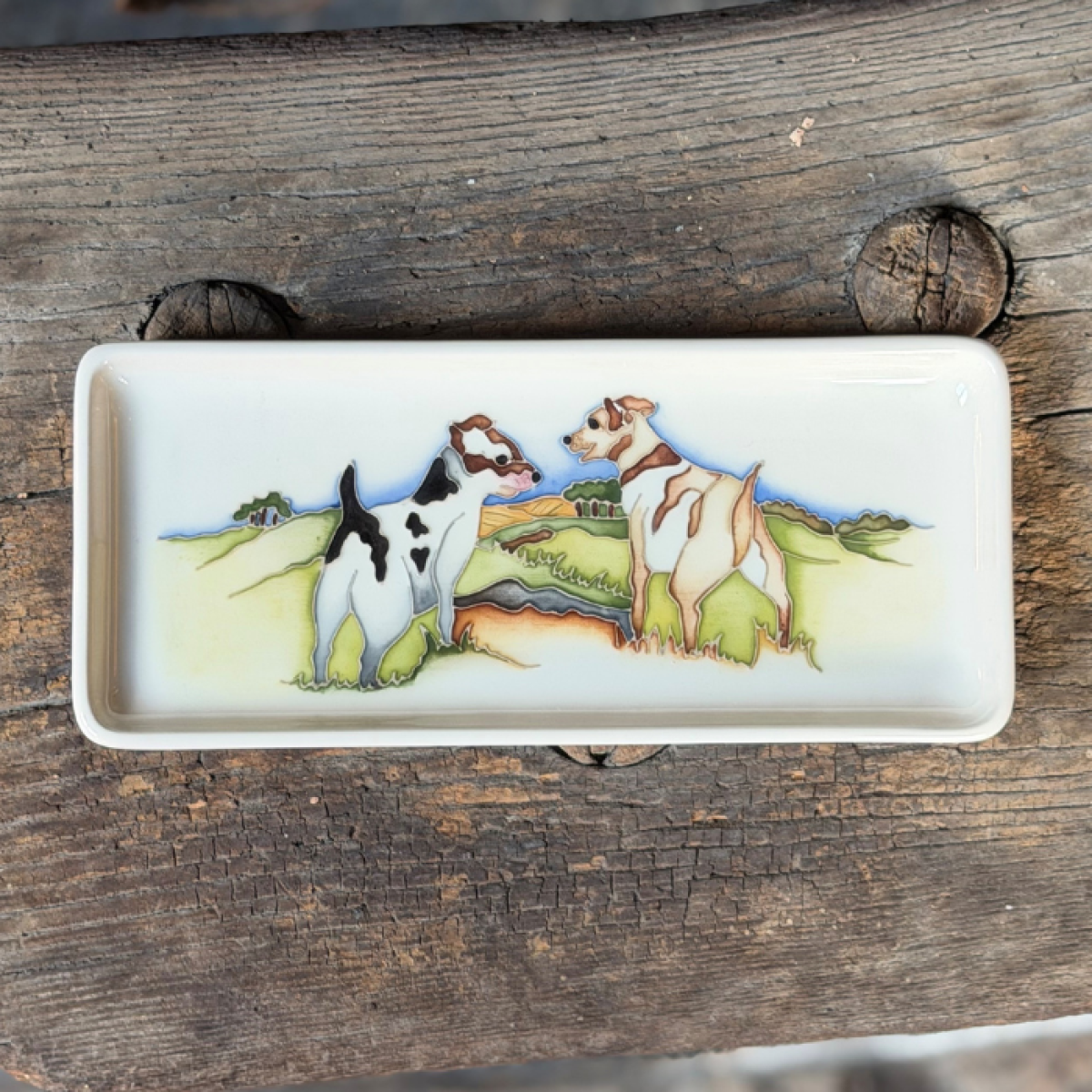 MOORCROFT - THE LOYAL COMPANION (TERRIER) TRAY