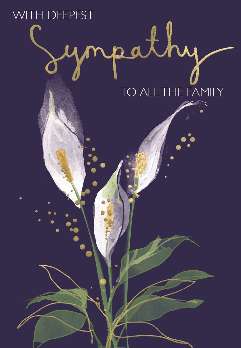 SYMPATHY TO ALL THE FAMILY