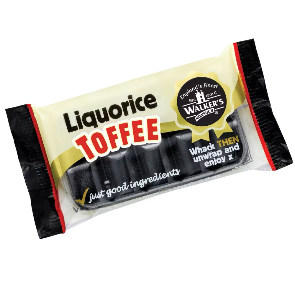 WALKERS LIQUORICE TOFFEE