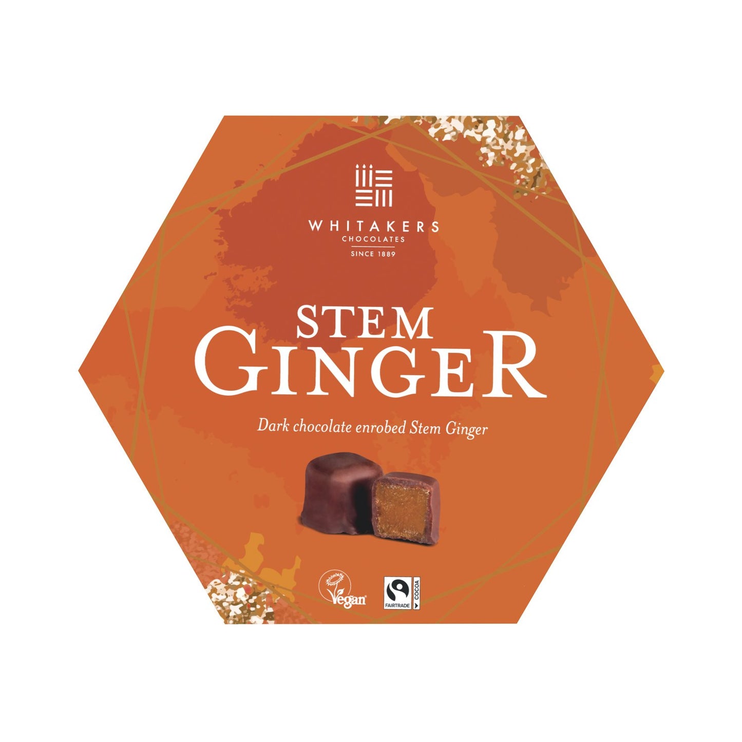 WHITAKERS DARK CHOCOLATE COVERED GINGER
