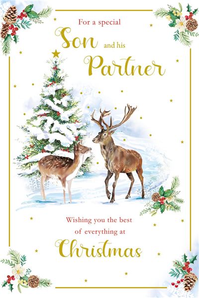 SON & PARTNER DEER COUPLE