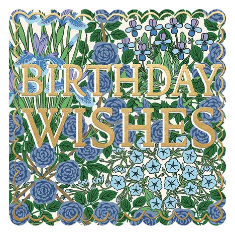 WILLIAM MORRIS CAMPANULA BLUE