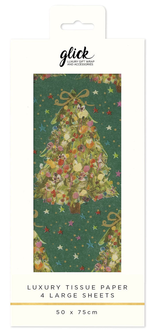 TISSUE EXQUISITE EVERGREEN GREEN