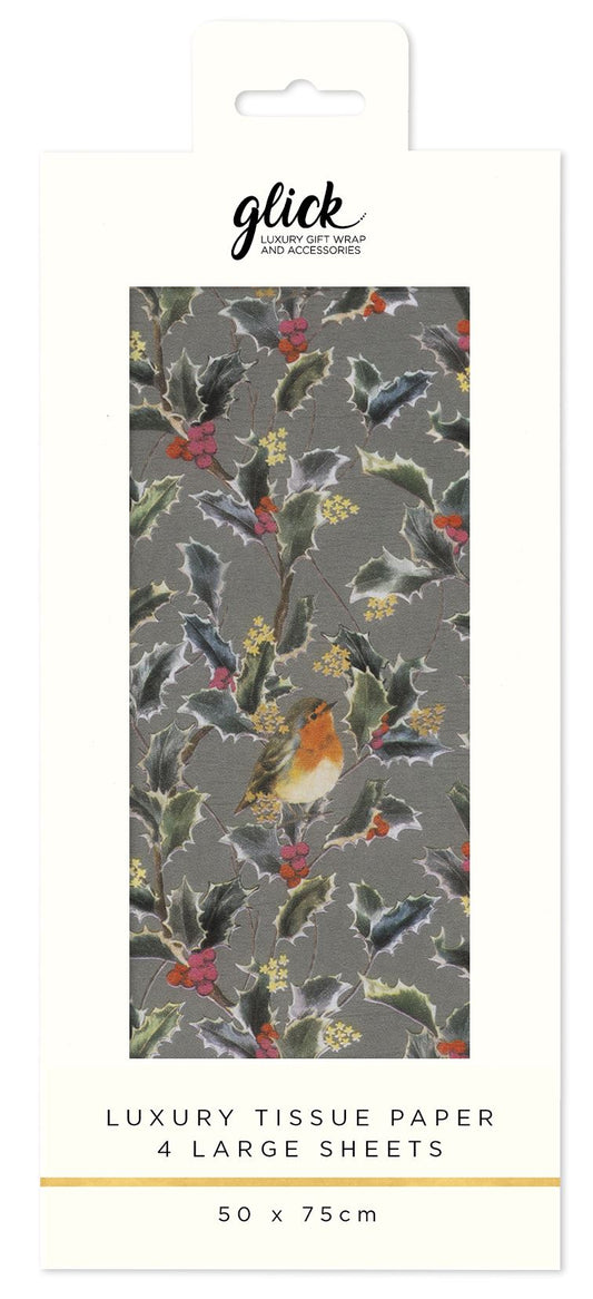 TISSUE HOLLY HARMONY GREY