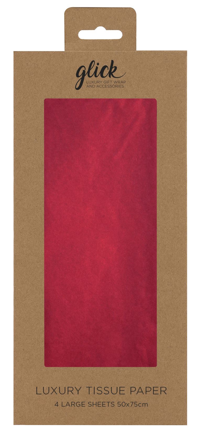 TISSUE PLAIN RED