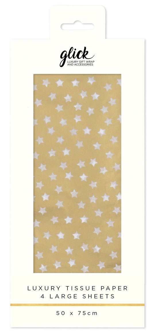 TISSUE STARS GOLD