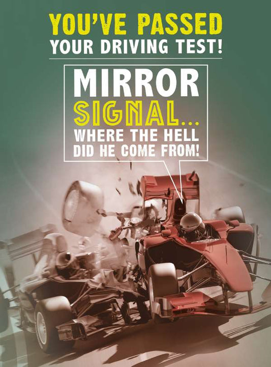 YOU'VE PASSED YOUR DRIVING TEST