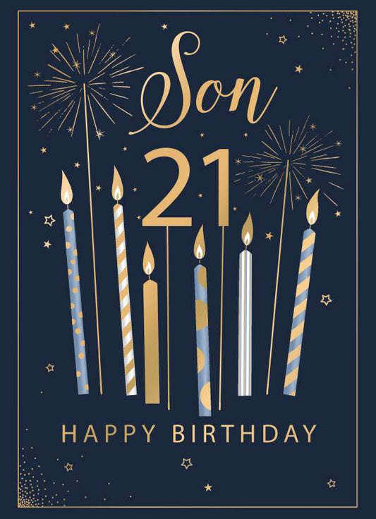 SON 21ST BIRTHDAY