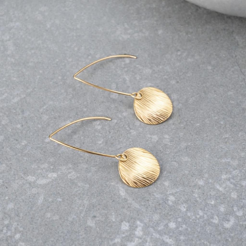 Petal Drop Earrings - Flax Barn Waterproof Jewellery