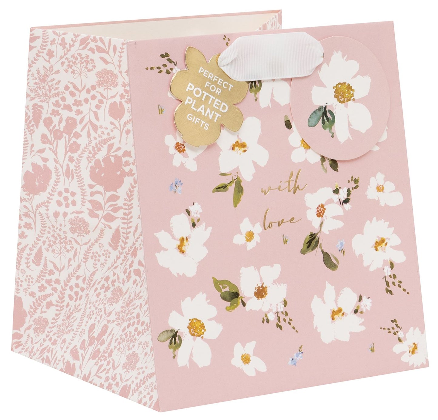 WHITE PEONY PLANT BAG