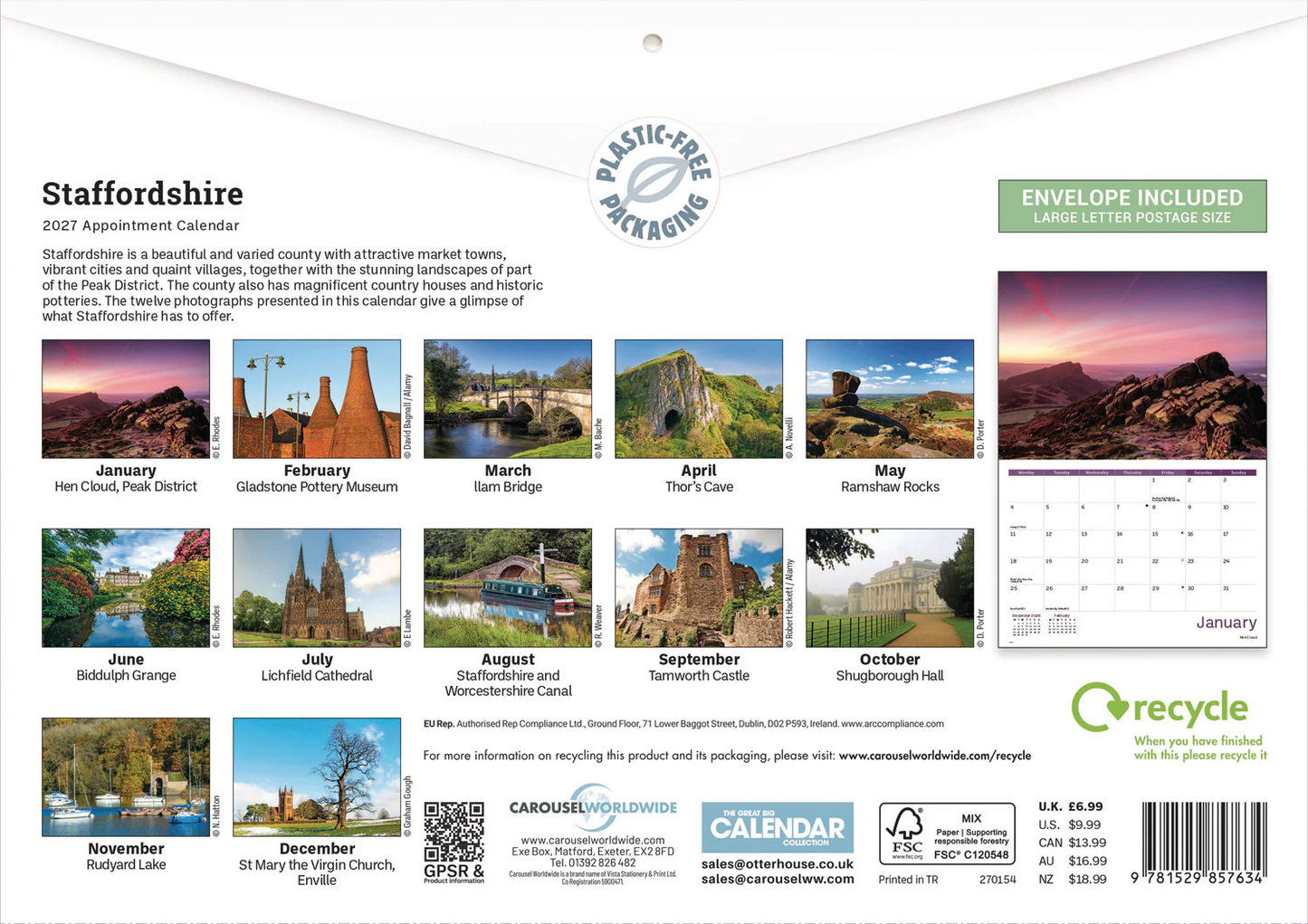 STAFFORDSHIRE CALENDAR
