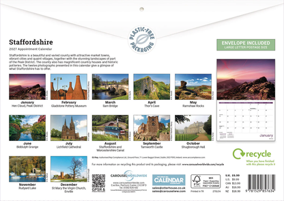 STAFFORDSHIRE CALENDAR