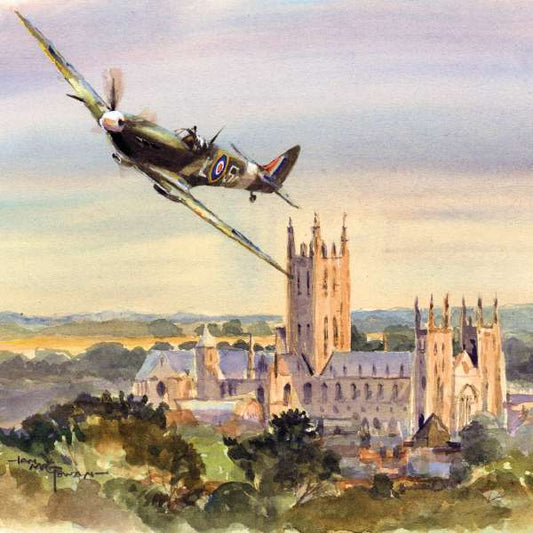 PKT S12-SPITFIRE OVER CANTERBURY