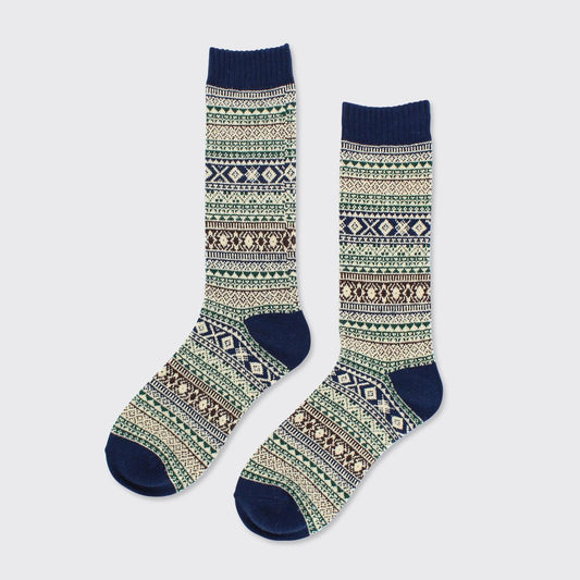 Men's Nordic Socks - Navy