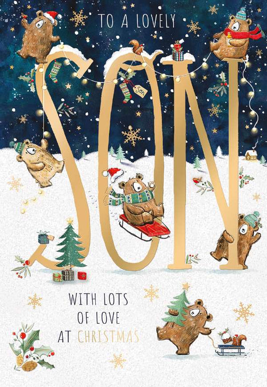 SON - BEARS IN SNOW