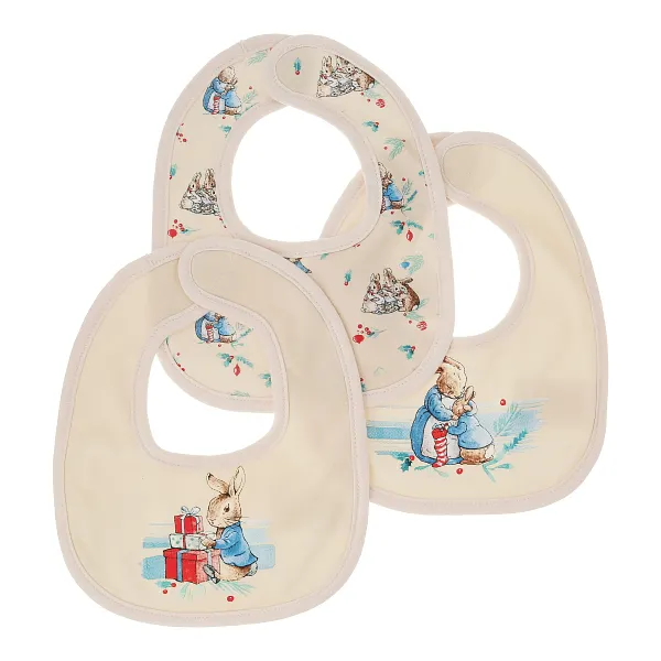 PETER RABBIT CHRISTMAS BIBS