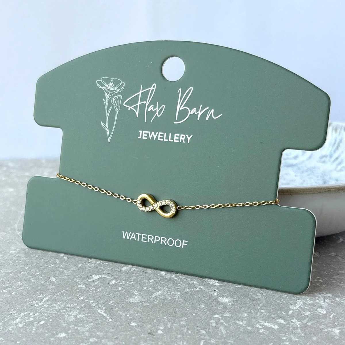 Infinity Bracelet - Flax Barn Waterproof Jewellery
