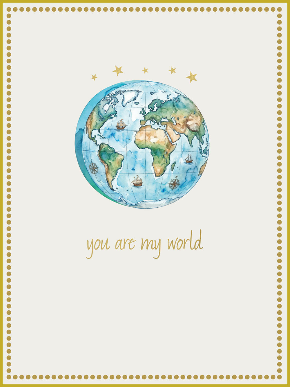 MINI CARD - YOU ARE MY WORLD