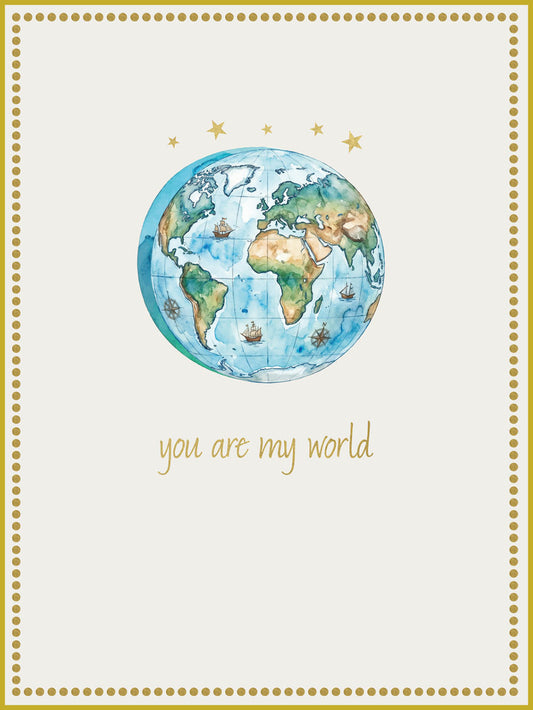 MINI CARD - YOU ARE MY WORLD