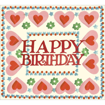 EMMA BRIDGEWATER SPONGEWARE HAPPY BIRTHDAY
