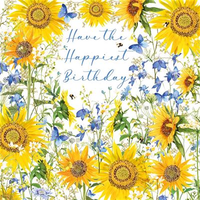 SUNFLOWER BORDER