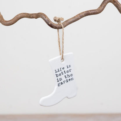 Life is better In The Garden Boot, 6.5cm
