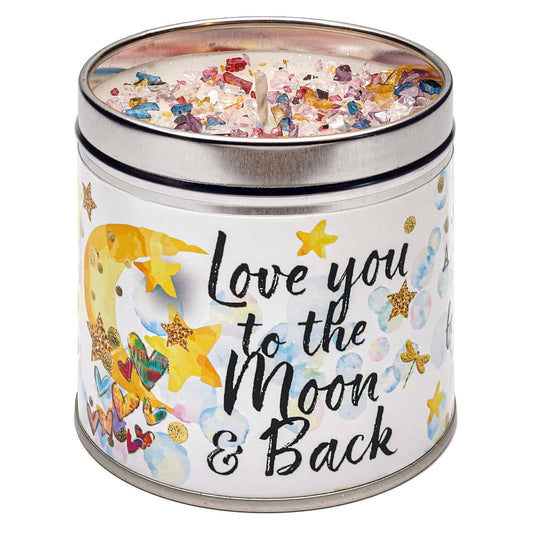 JUST BECAUSE CANDLE LOVE YOU TO THE MOON & BACK