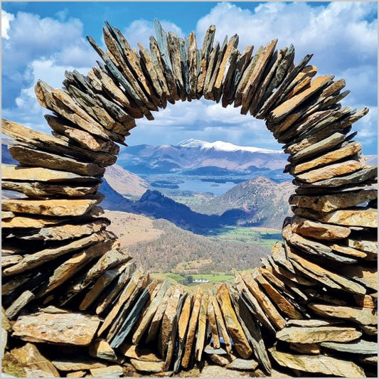 BORROWDALE STONE SCULPTURE BORROWDALE VALLEY
