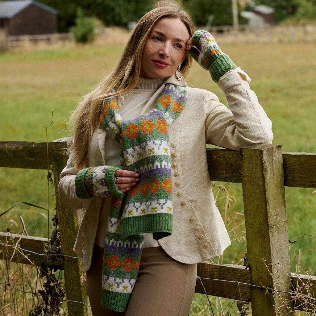 Carla Scarf - Green