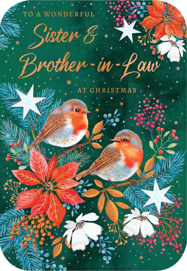 SISTER & BROTHER-IN-LAW ROBINS