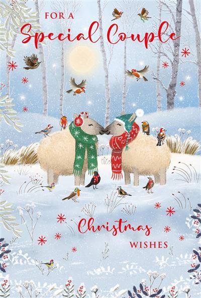 SPECIAL COUPLE KISSING SHEEP