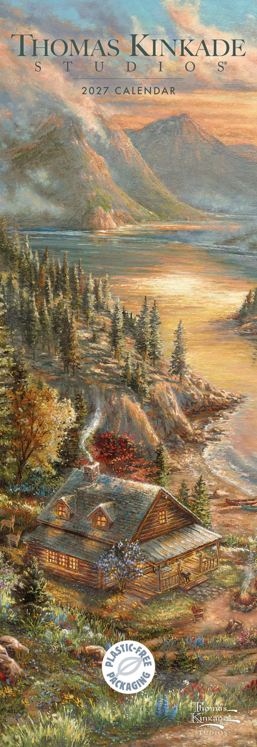 Kinkade, Studios Slim Calendar 2027