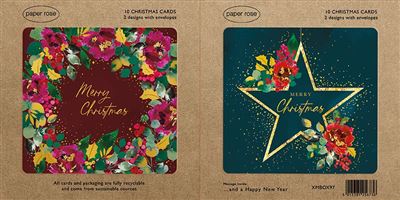 WREATH & STAR BOXED CARDS