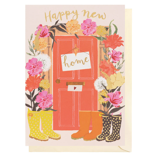 NEW HOME DOOR & FLOWERS
