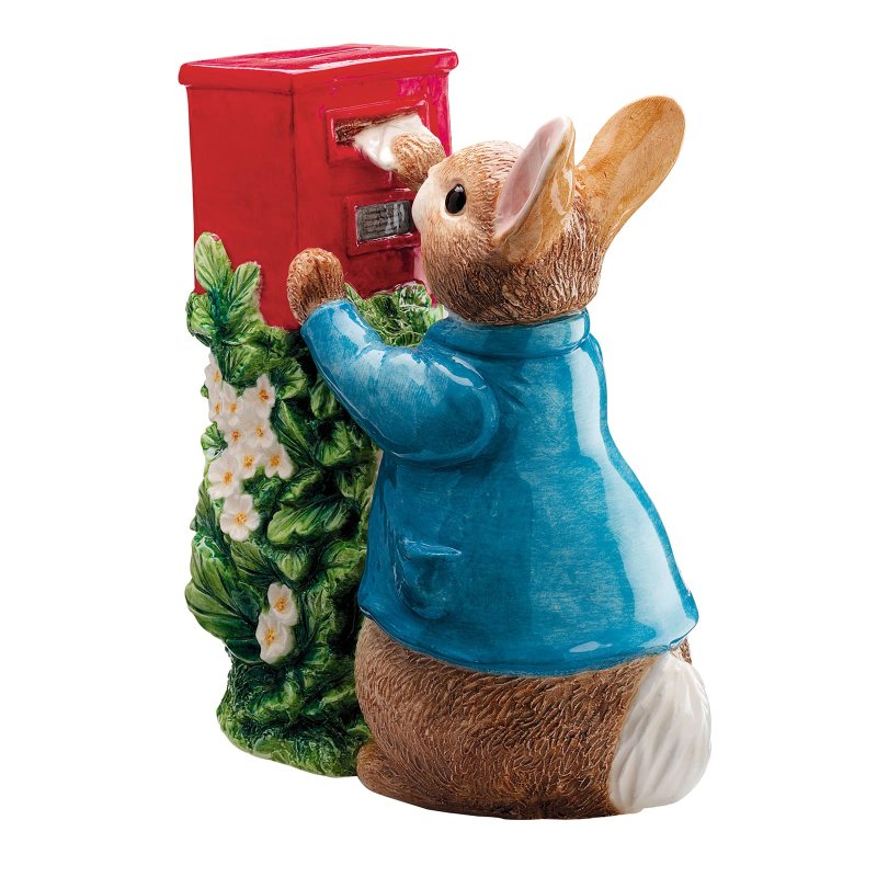 PETER RABBIT POSTING LETTERS MONEY BOX