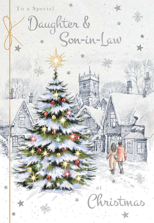 DAUGHTER & SON-IN-LAW SNOWY TREE