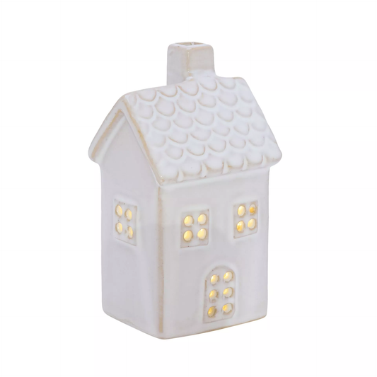 LED Light Up Ceramic House Decoration - Small