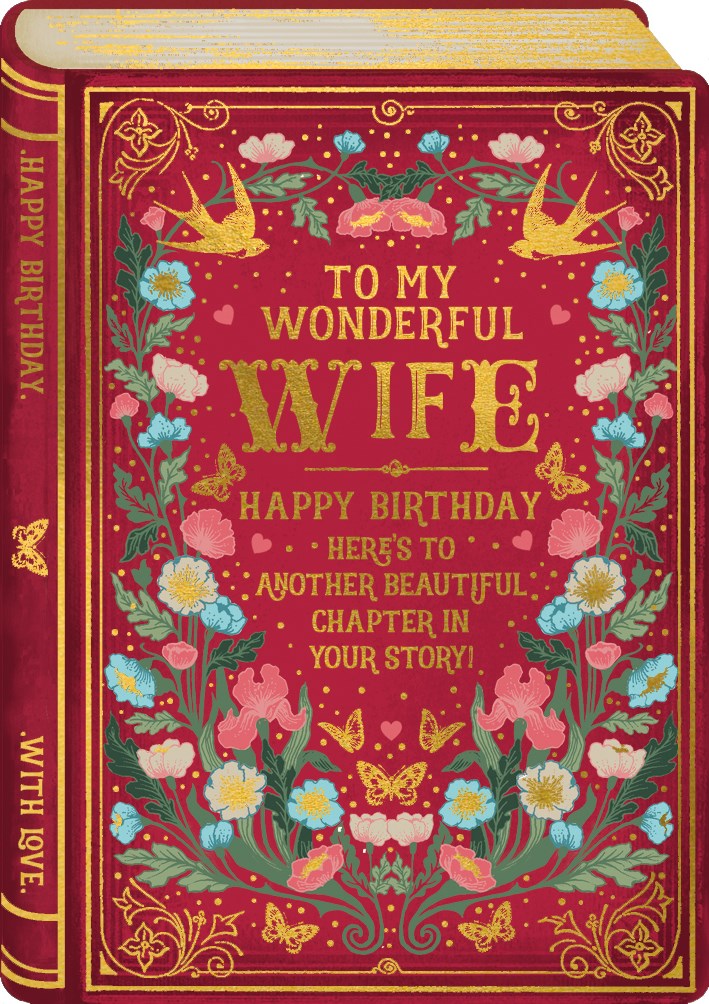 WIFE STORY BOOK CARD